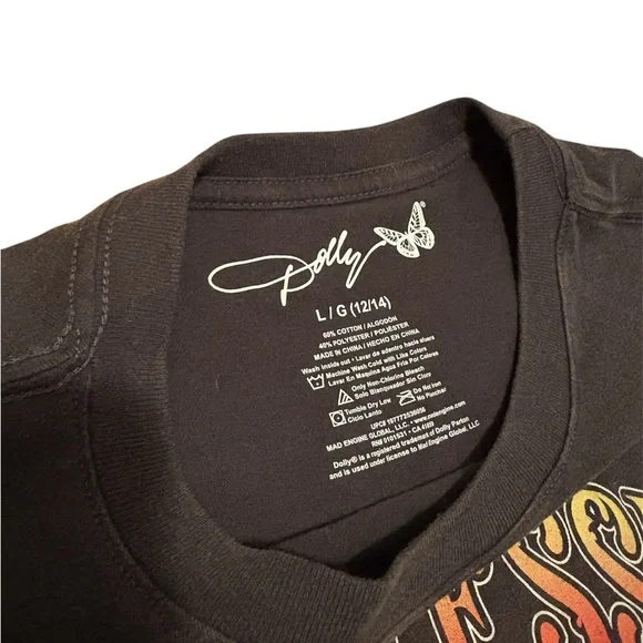 Dolly Parton Tee - Charcoal - Picture 3 of 4